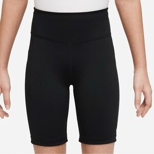 Nike Girls' One Dri-FIT Training Shorts Black Size S Athletic